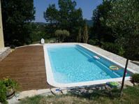 Photo piscine familiale, piscine pour famille - Photo piscine en polyester