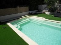 Grande banquette pour une piscine coque - Photo piscine Ã  coque