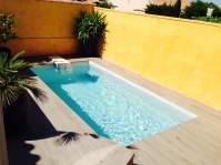 Photo Petite piscine polyester de 5m - Photo piscine en polyester