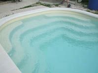 Piscine polyester, escalier lac d'allos -  - piscine coque polyester