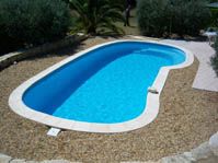 Piscine polyester modele lac lman -  - piscine coque polyester