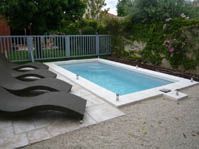 Piscine polyester, petit bassin -  - piscine coque polyester