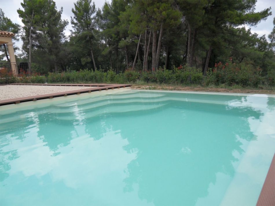 Photo debordement piscine coque  - Photo d'une piscine coque